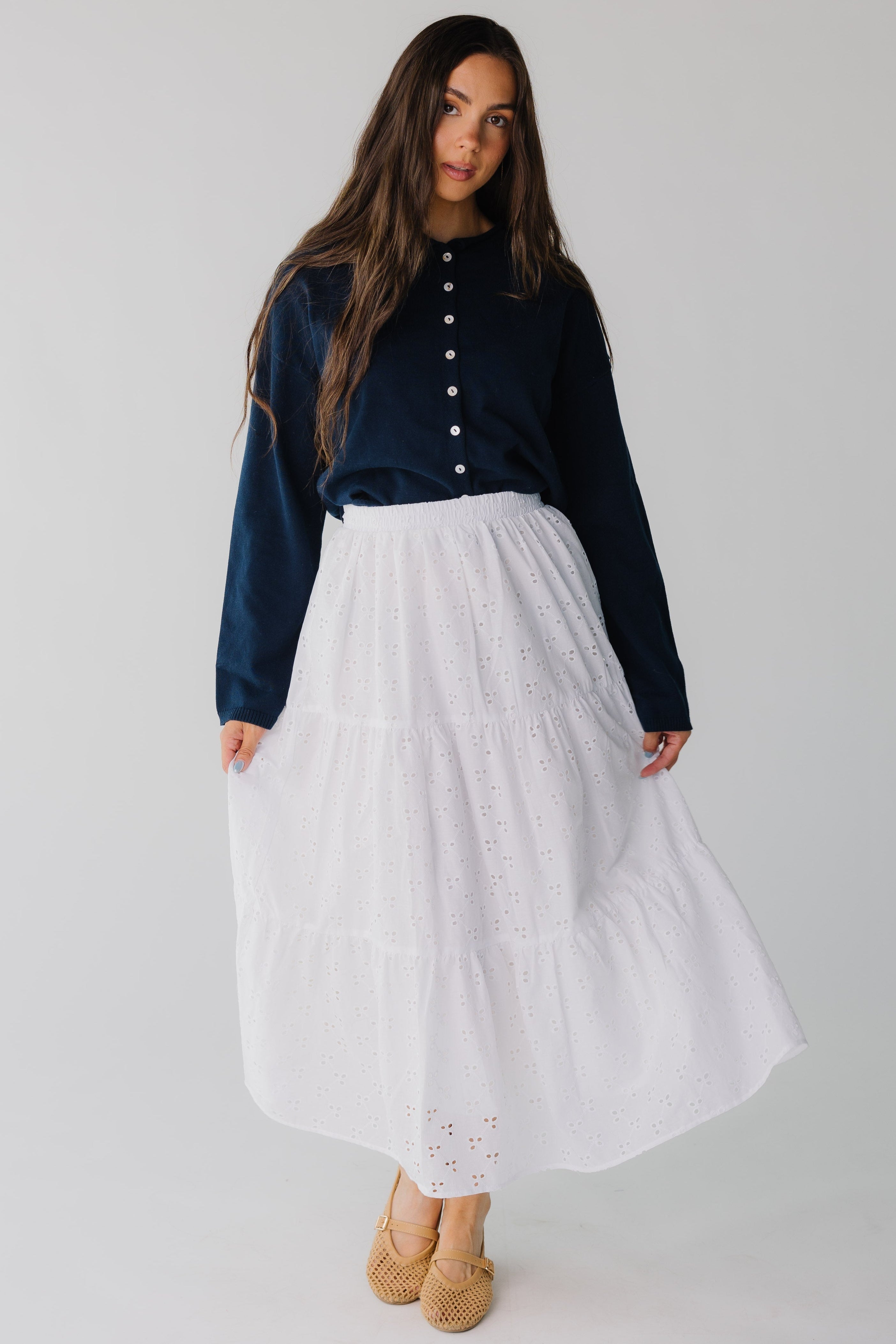 The Doily Eyelet Skirt