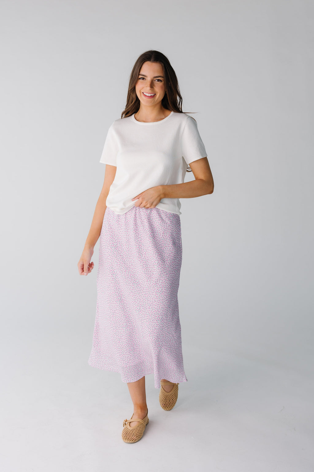 Brass & Roe Meadow Midi Skirt
