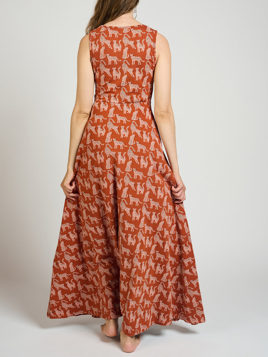 Vero Maxi Dress - Leopard Sienna
