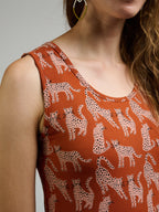 Vero Maxi Dress - Leopard Sienna