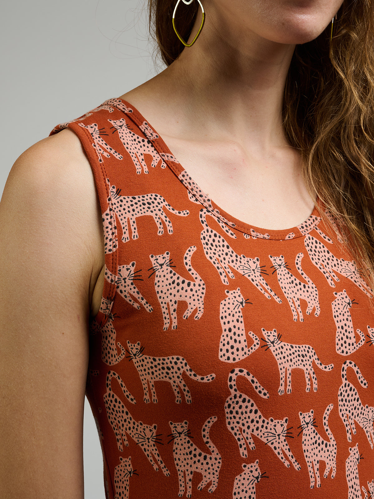 Vero Maxi Dress - Leopard Sienna