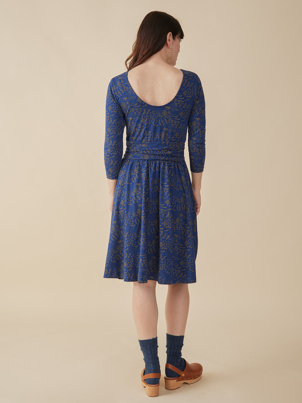 Novela Dress - Cobalt Foxes