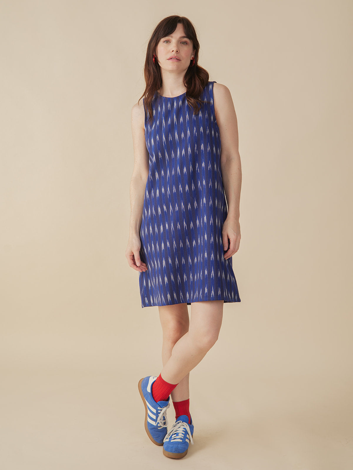 Shelby Shift Dress - Sapphire Ikat