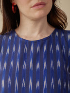 Shelby Shift Dress - Sapphire Ikat
