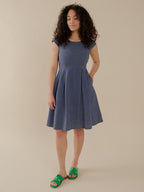 Devonshire Dress - Blue Chambray
