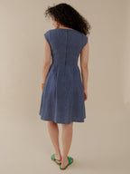 Devonshire Dress - Blue Chambray