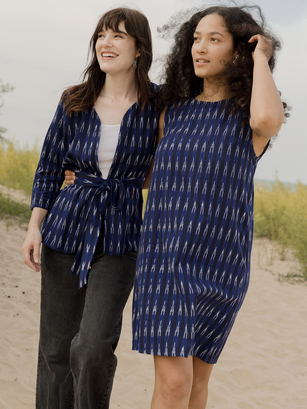 Shelby Shift Dress - Sapphire Ikat