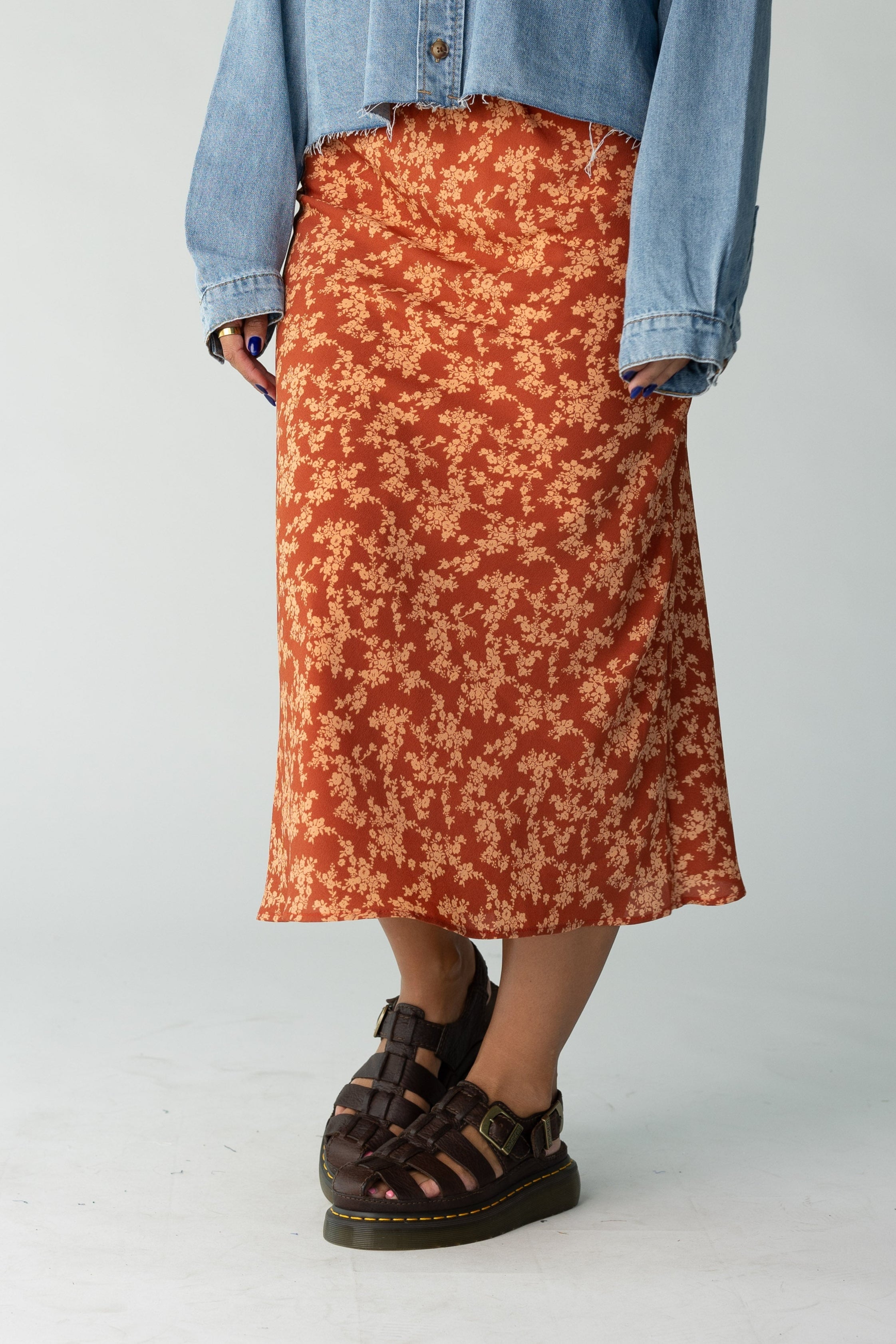 Brass & Roe The Ellie Midi Skirt