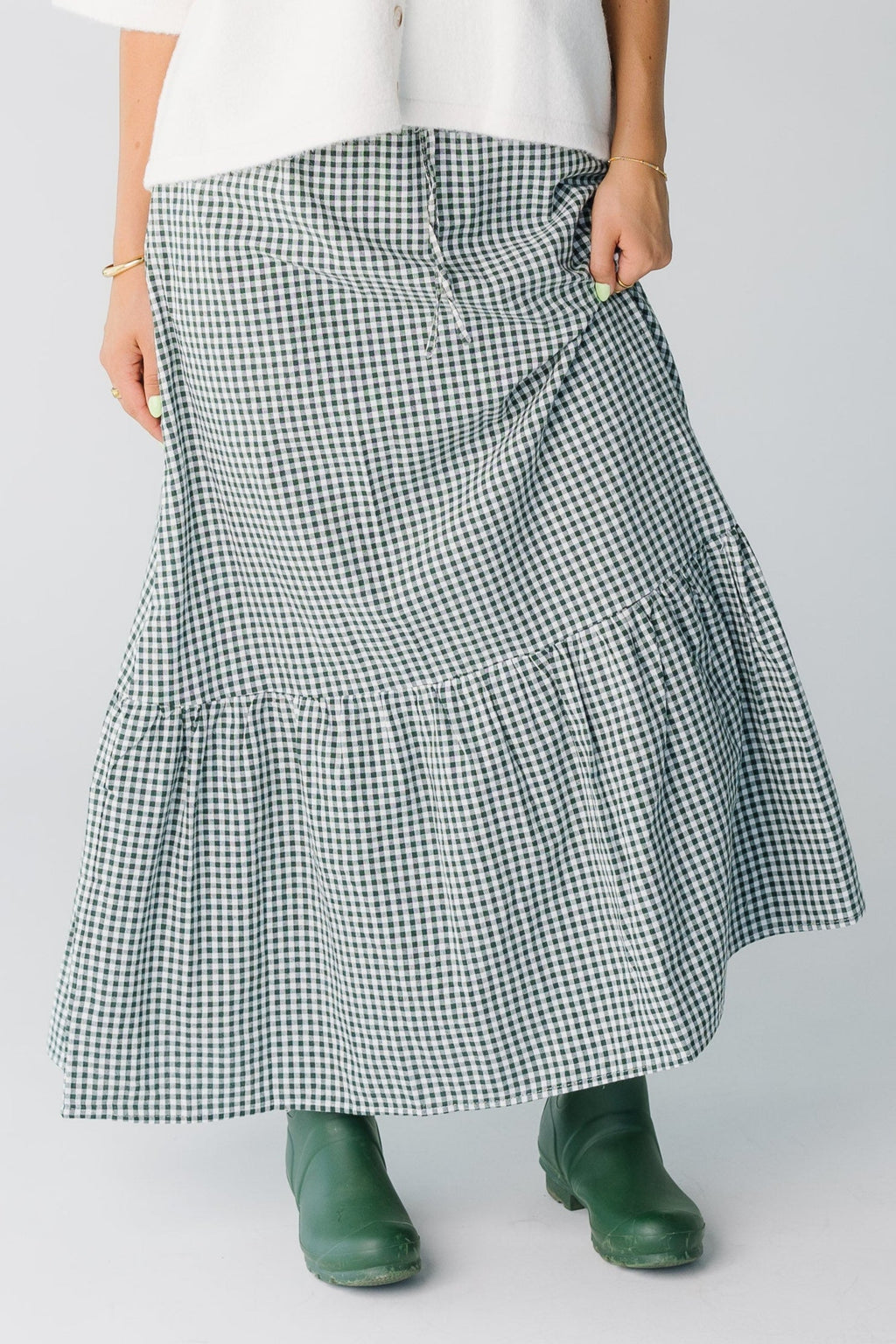 Tricia Gingham Skirt