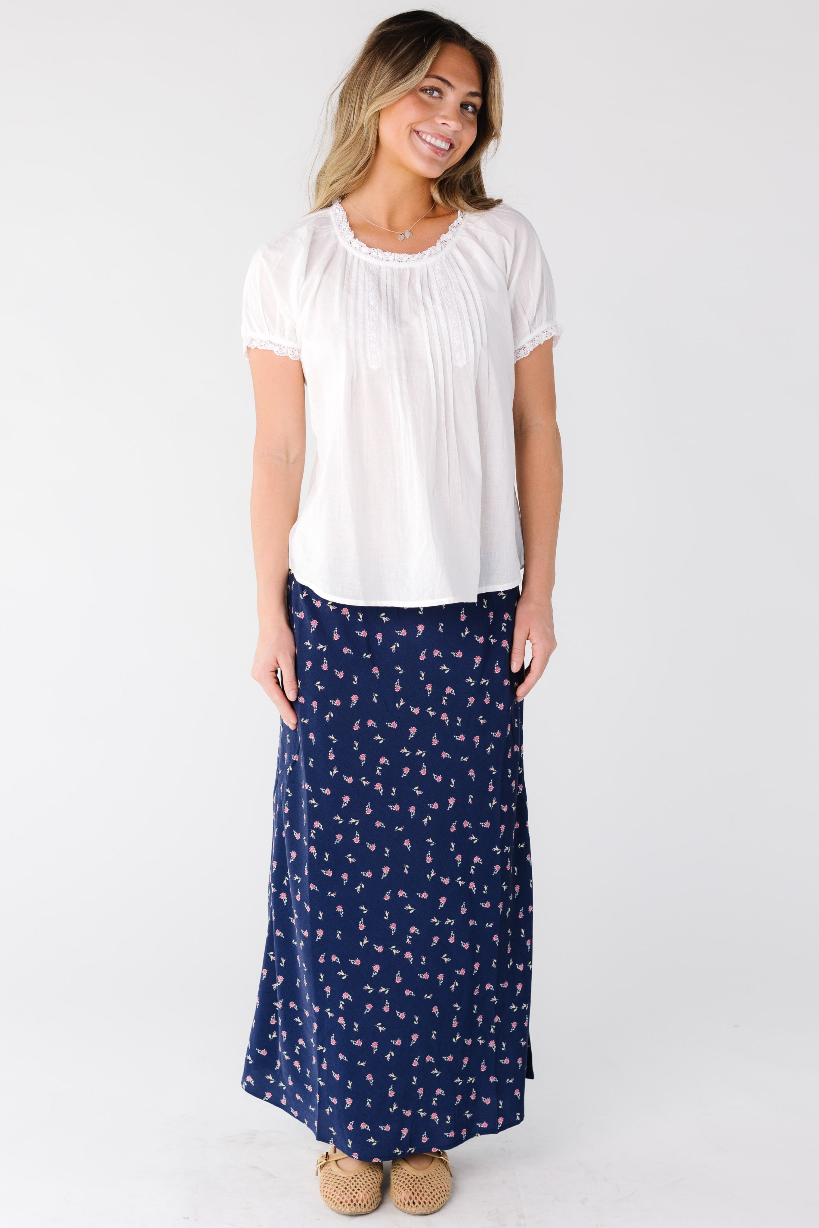 Monaco Skirt with Trim Detail