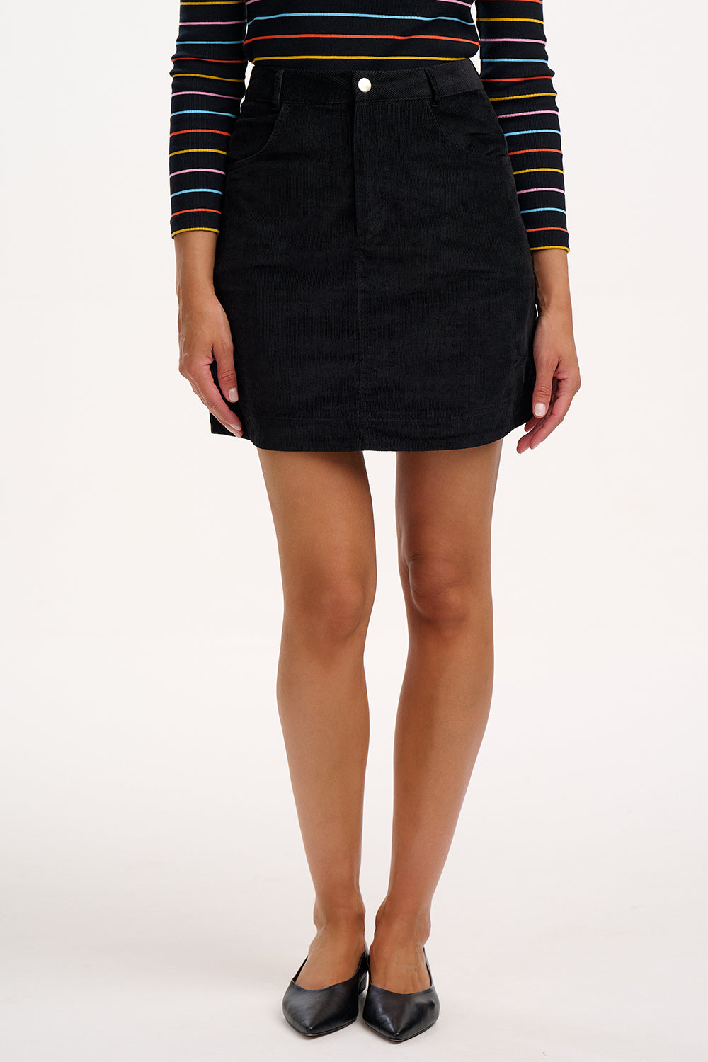Alice Mini Skirt - Black Cord