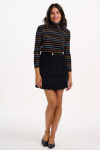 Alice Mini Skirt - Black Cord