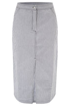 Amaya Midi Skirt - Monochrome Stripe