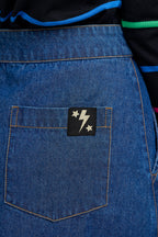 Trixie Mini Skirt - Deep Blue Denim
