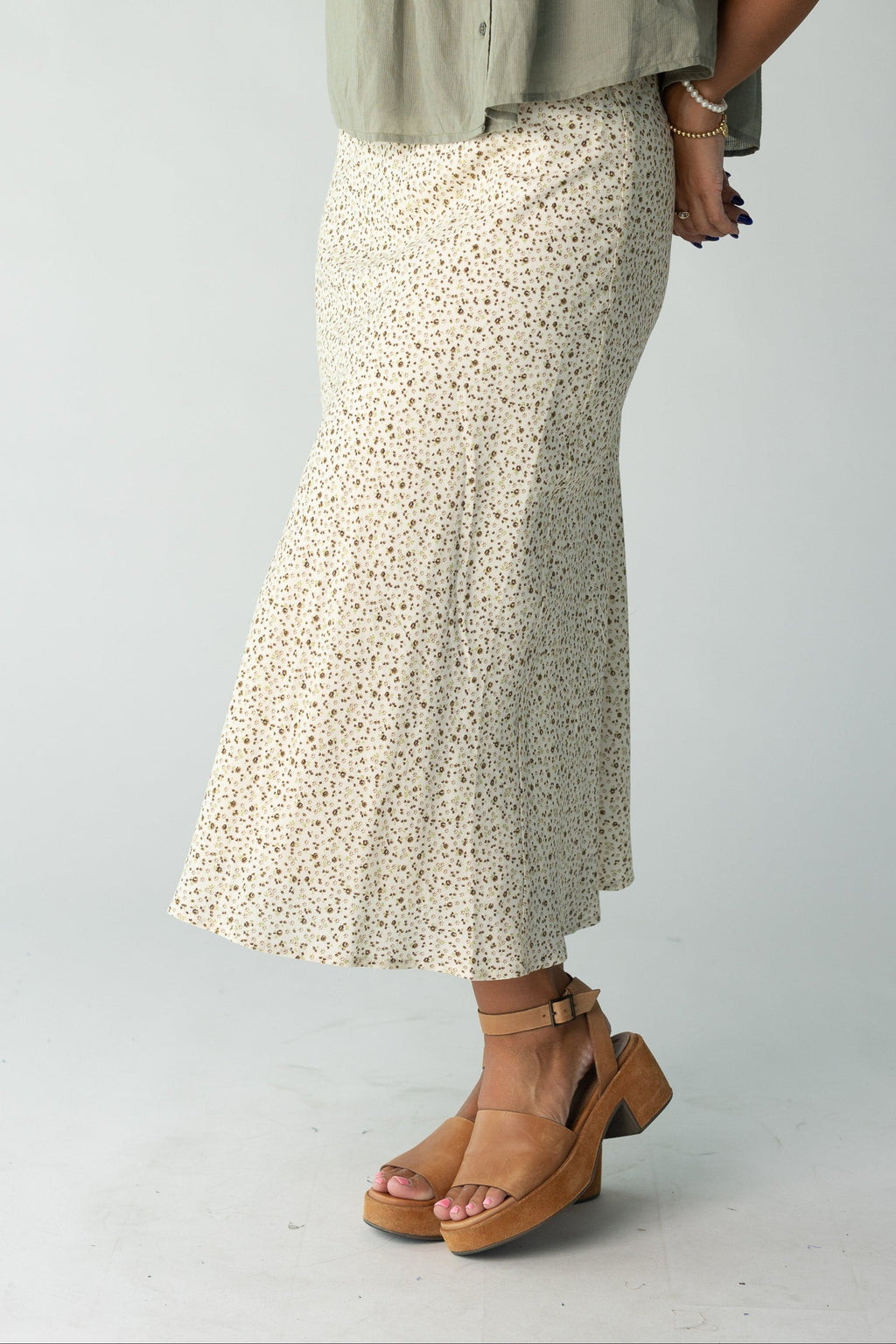 Brass & Roe The Ellie Midi Skirt