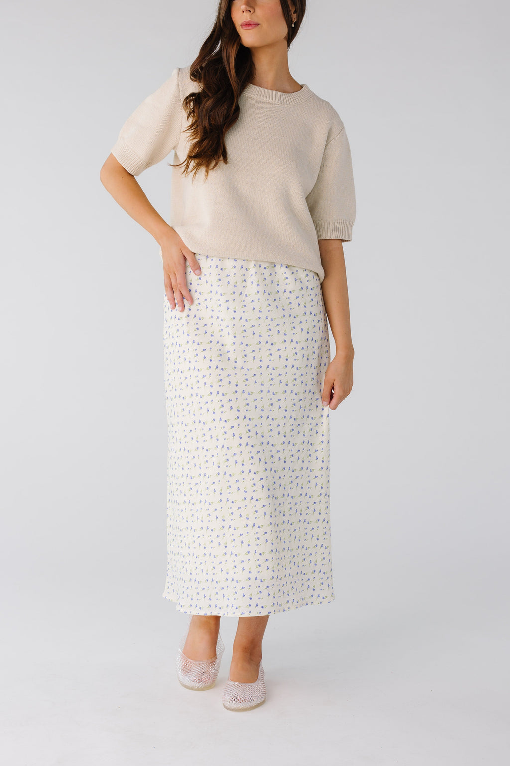Brass & Roe Meadow Midi Skirt
